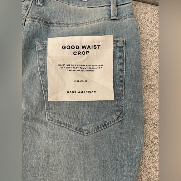Good American Good Waist Crop Jeans​​​​​​​ - Picture 3 of 6